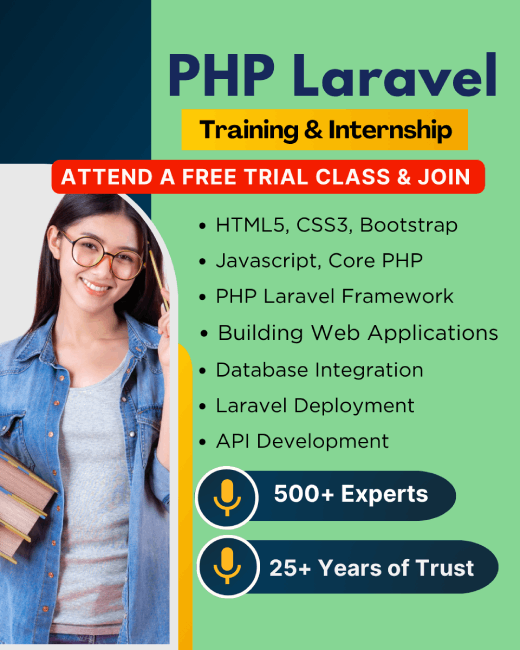 Php Laravel Training in Jaipur